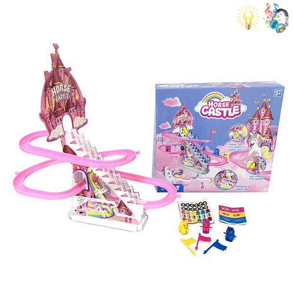 SPEEDWAY CASTLE WITH UNICORNS, LIGHTS AND SOUNDS