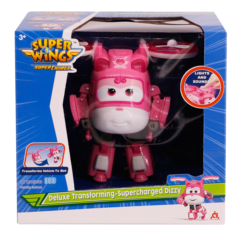 SUPER WINGS SUPERCHARGE DELUXE TRANSFORMING - DIZZY