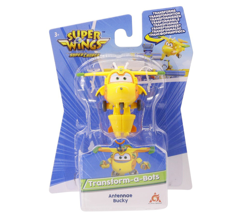 SUPER WINGS SUPERCHARGE TRANSFORM -A- BOTS  - BUCKY