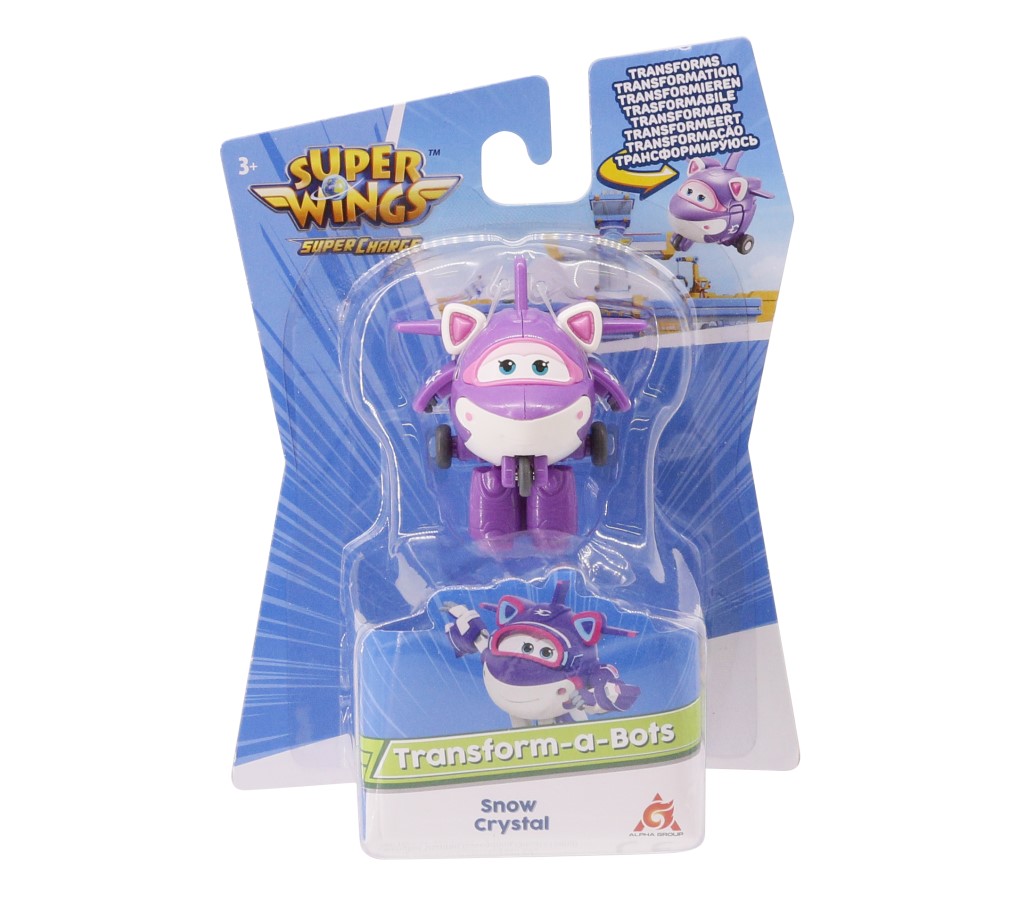 SUPER WINGS SUPERCHARGE TRANSFORM -A- BOTS - CRYSTAL
