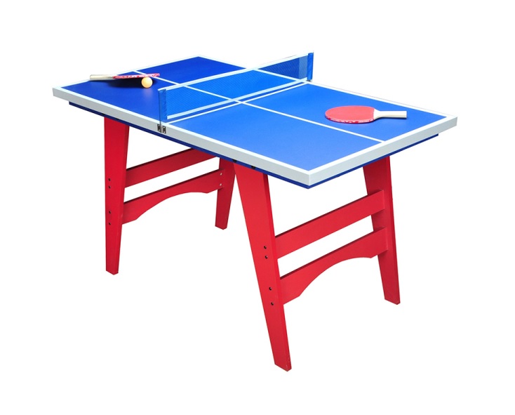 WOODEN PING PONG TABLE BLUE 120X68X67 cm