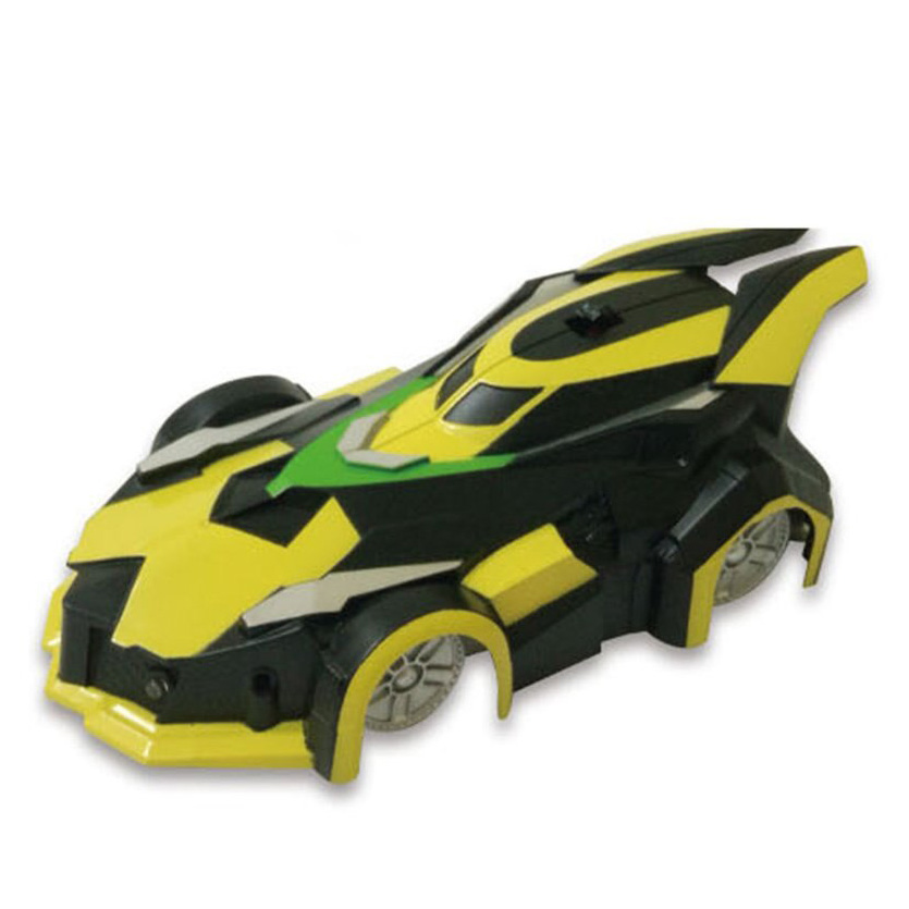 REMOTE CONTROL CAR WITH LIGHTS, WITH USB, INFRARED CLIMBING WALLS - YELLOW