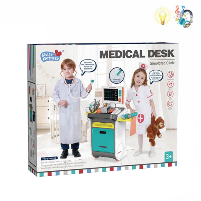 DOCTOR SET MOBILE UNIT WITH LIGHTS AND SOUNDS