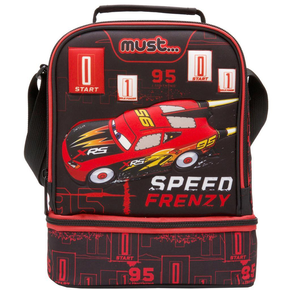 MUST ISOTHERMAL FOOD BAG 24X12X20 cm CARS SPEED FRENZY