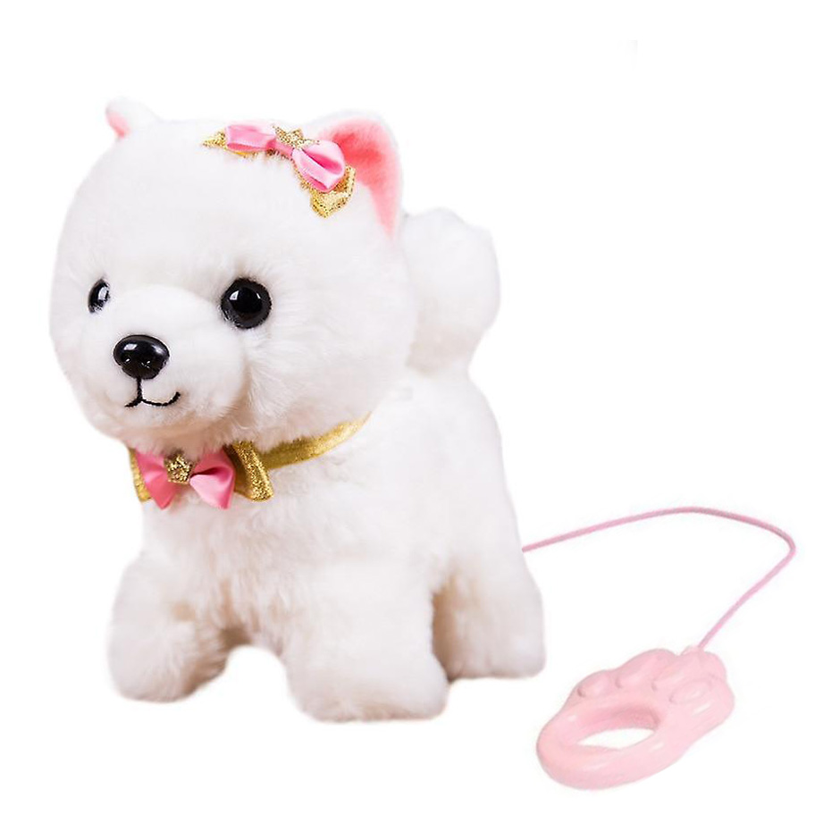 BATTERY OPERATED DOG WHITE