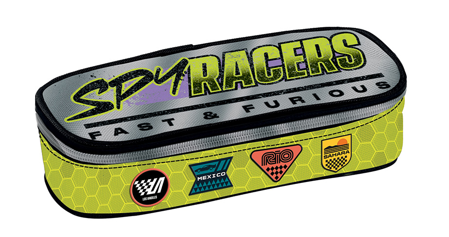 SQUARE PENCIL CASE FAST N\' FURIOUS SPY RACERS