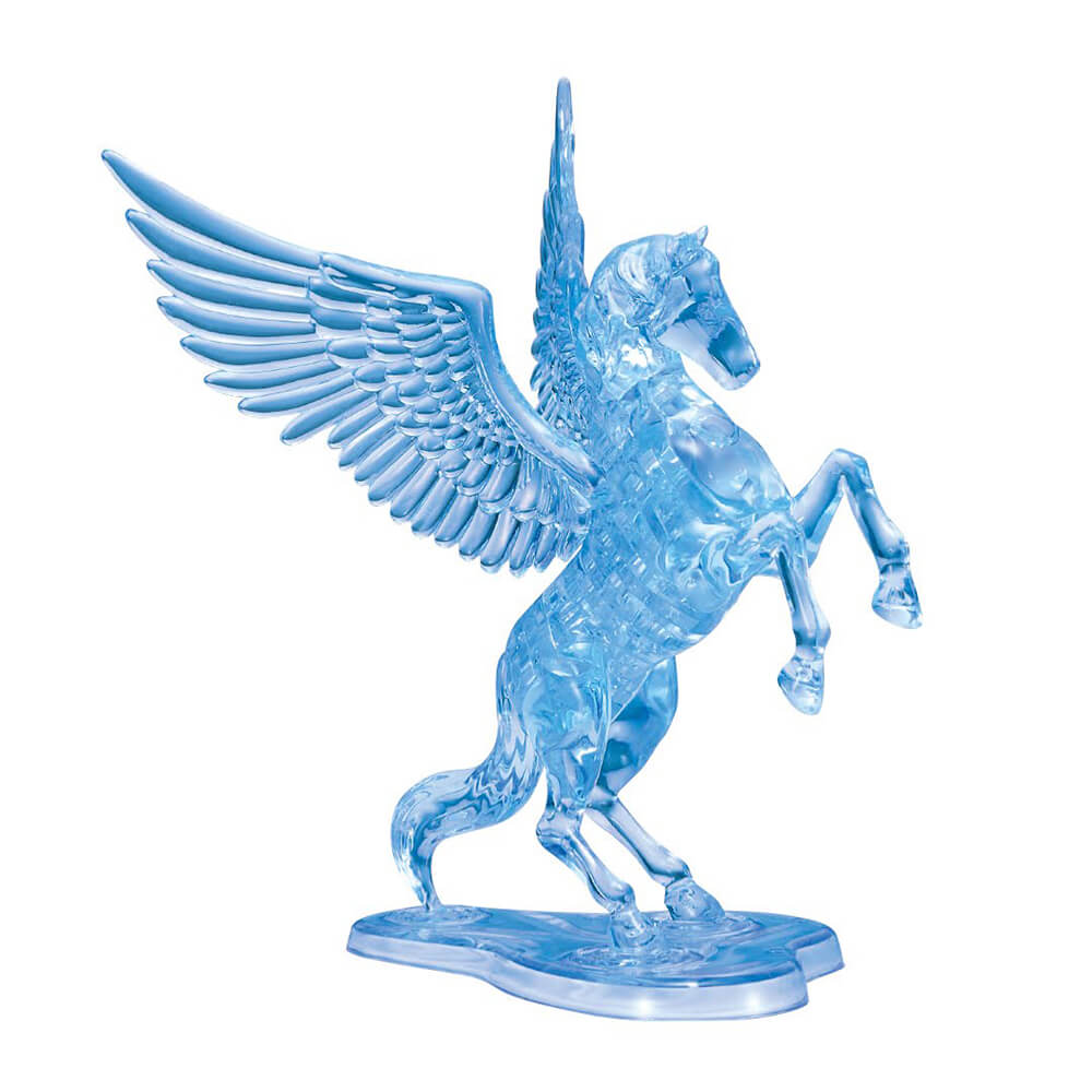 CRYSTAL PUZZLES 3D PUZZLE 42 Pcs FLYING HORSE BLUE