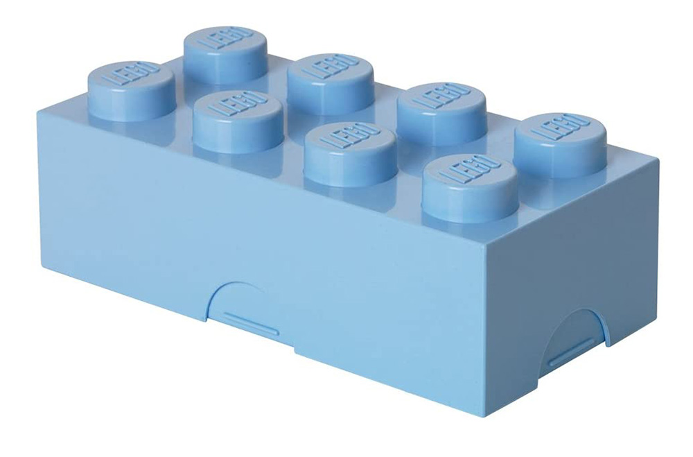 LEGO LUNCH BOX CLASSIC LEGO 212 LIGHT ROYAL BLUE
