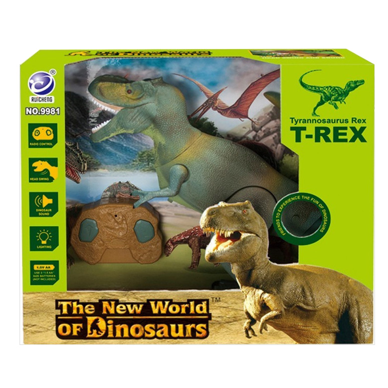 BIG REMOTE CONTROL T-REX DINOSAUR WITH SOUNDS AND LIGHTS