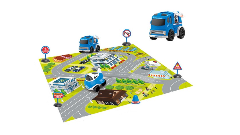 PLAY MAT WITH 2 CARS