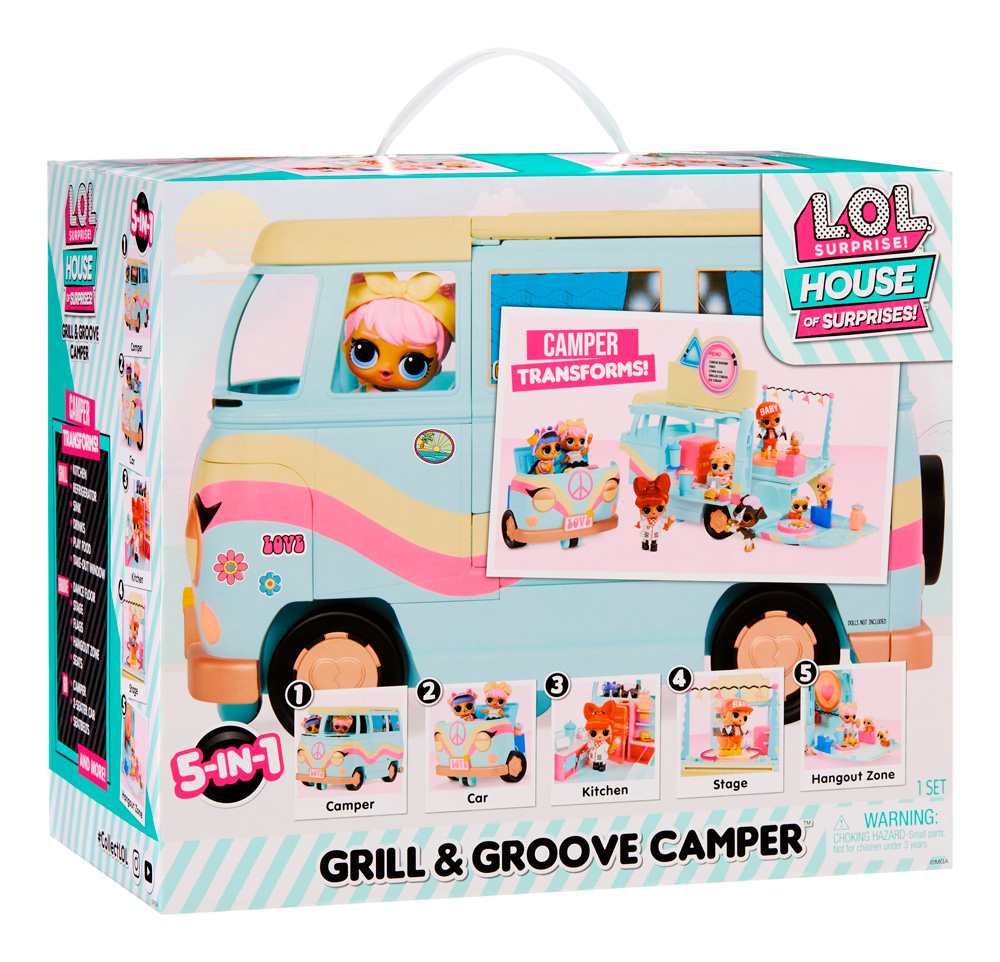 LOL SURPRISE GRILL & GROOVE CAMPER