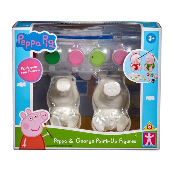 PEPPA PIG FIGURES FOR PAINTING 2PACK