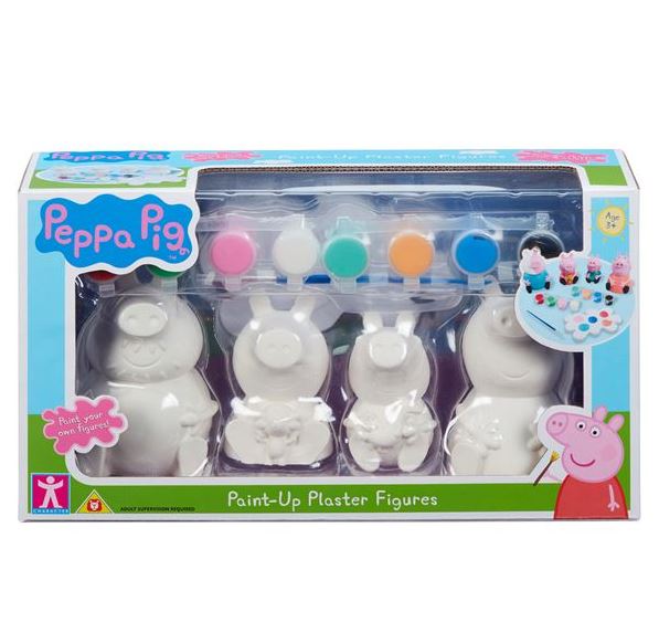 PEPPA PIG FIGURES FOR PAINTING 4 PACK