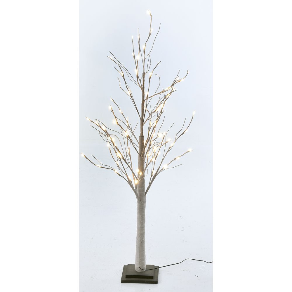 XMAS OLD PINK WILLOW TREE 125 CM WITH 75 LED LIGHTS