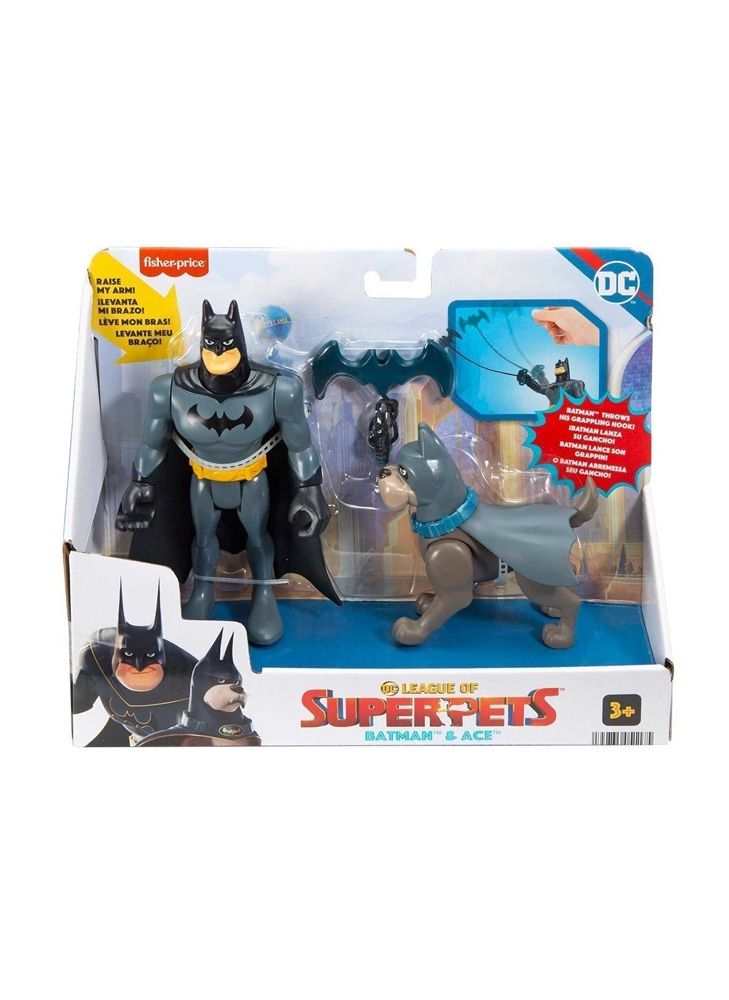 FISHER PRICE DC SUPER PETS - SUPER HERO WITH SUPER PET