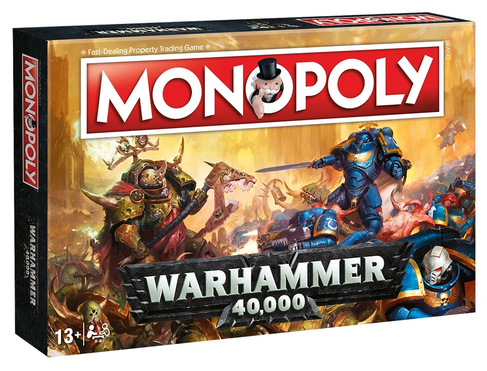 WINNING MOVES BOARD GAME MONOPOLY WARHAMMER 40000