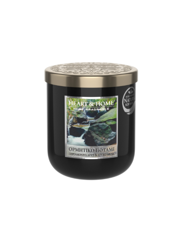HEART & HOME MEDUIM CANDLE 115g RAGING RIVER