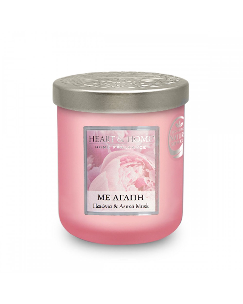 HEART & HOME MEDUIM CANDLE 115g WITH LOVE