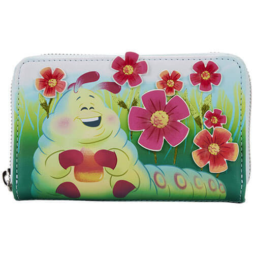 LOUNGEFLY PIXAR A BUGS LIFE EARTH DAY ZIP AROUND WALLET (WDWA2026)