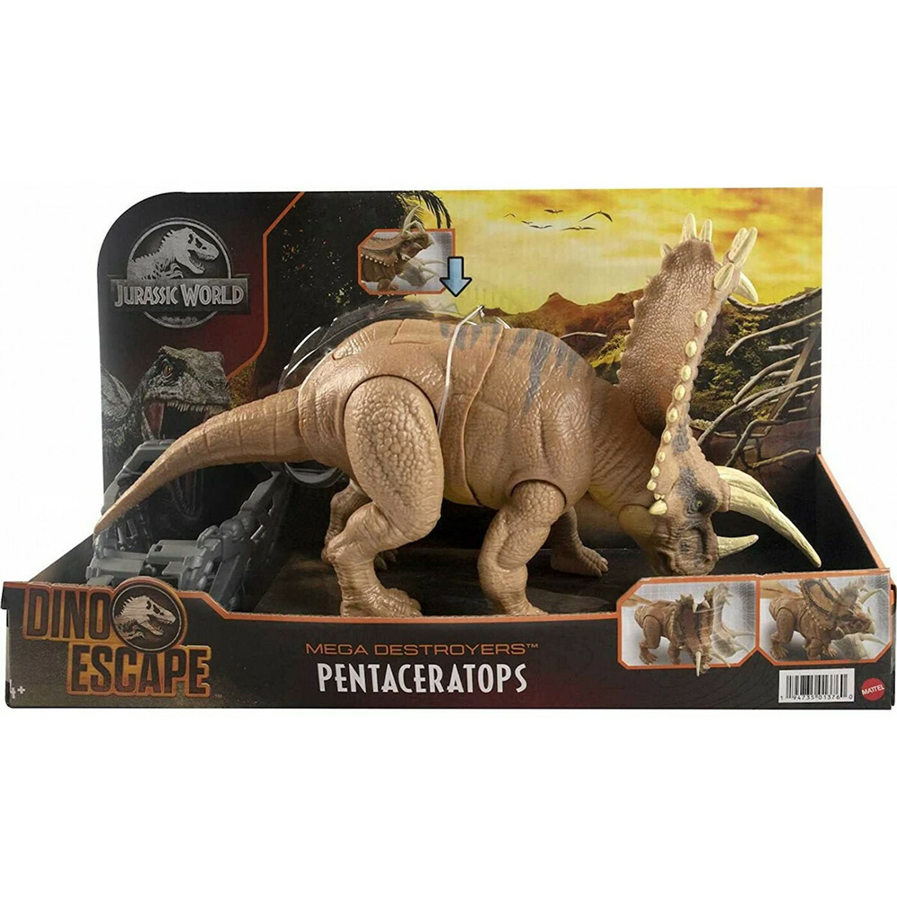 JURASSIC WORLD LARGE DINOSAURS WITH ATTACK FUNCTION - PENTACERATOPS