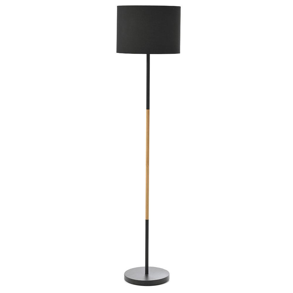 DECO METAL BLACK FLOOR LAMP Φ33x147 CM