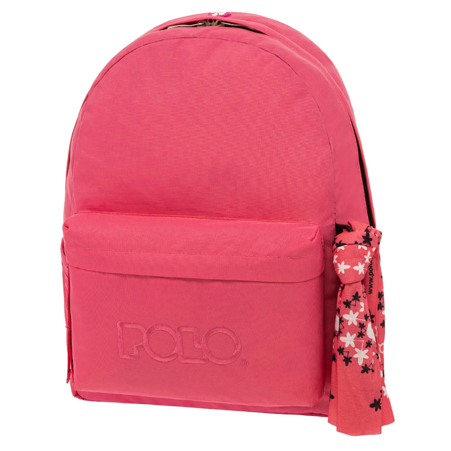 POLO BACKPACK ORIGINAL SCARF WITH SCARF 2023 - FUCHSIA