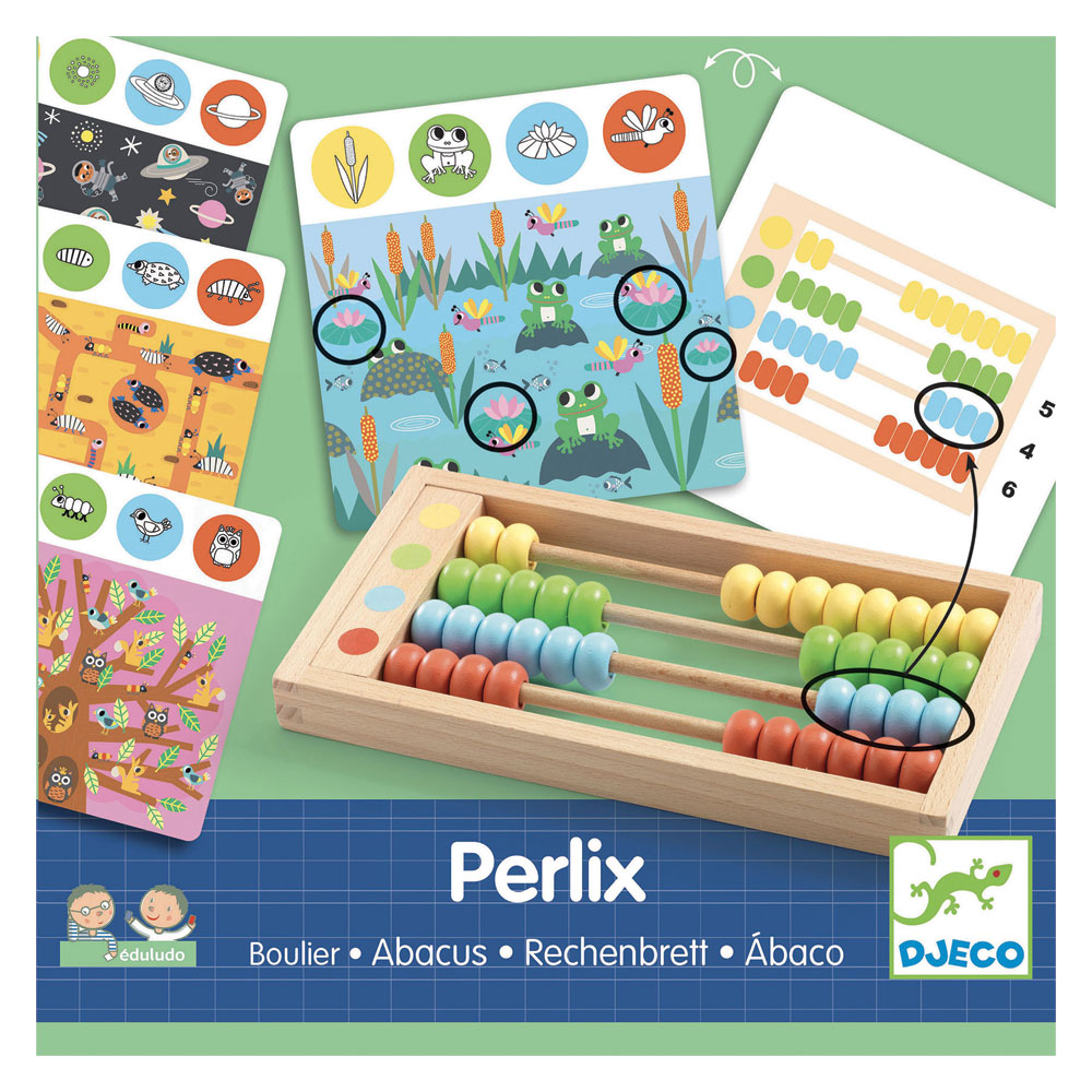 DJECO EDULUDO LEARNING TO COUNT WITH ABACUS PERLIX