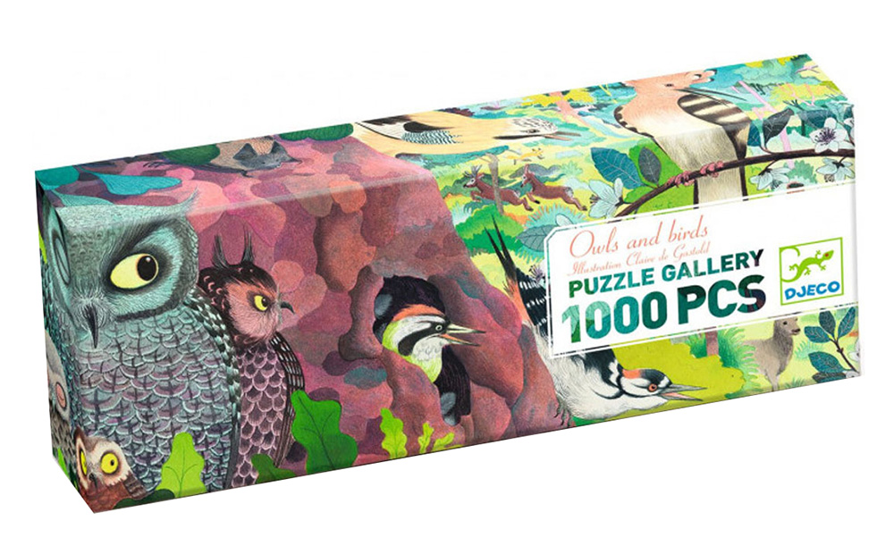 DJECO PUZZLE GALLERY OWL AND BIRDS 1000 pcs
