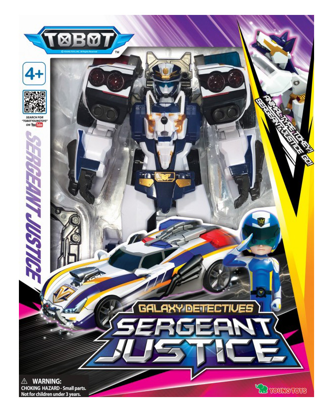 TOBOT GALAXY DETECTIVES ROBOT SERGEANT JUSTICE