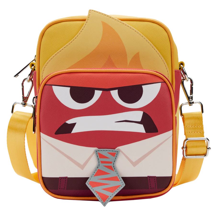 LOUNGEFLY DISNEY PIXAR INSIDE OUT ANGER COSPLAY PASSPORT BAG (WDTB2635)