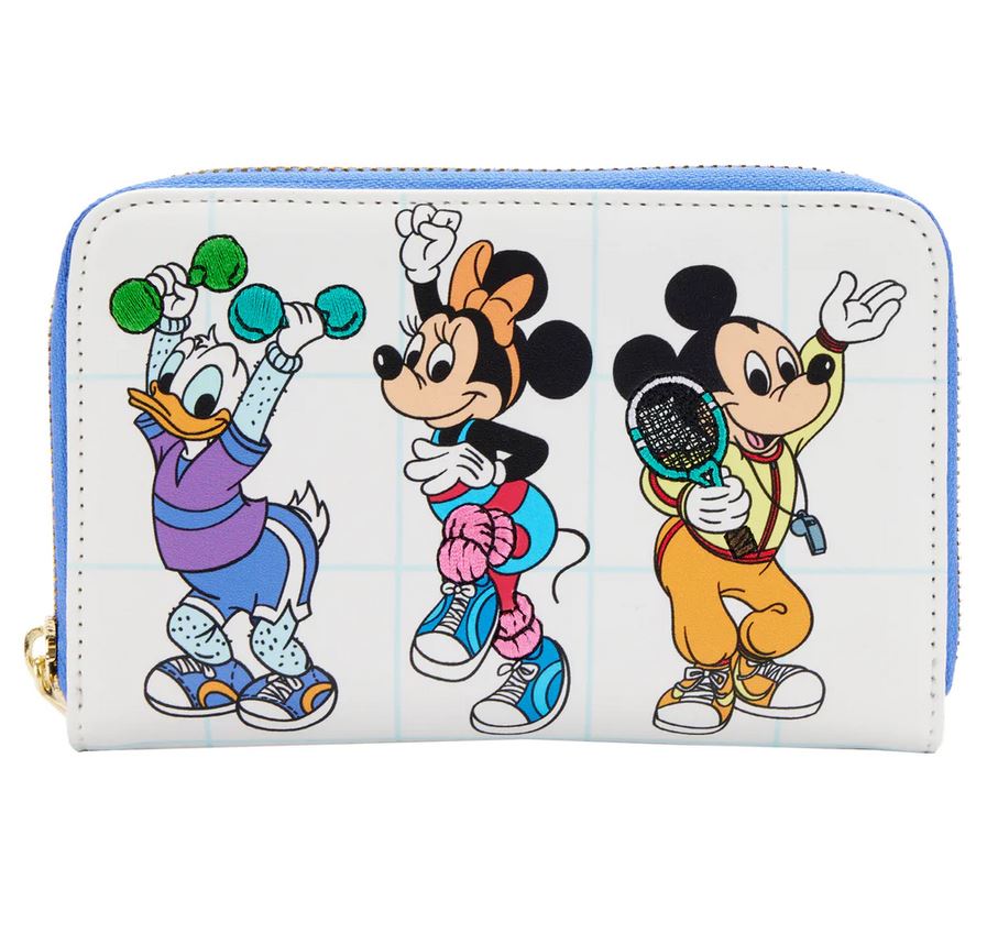 LOUNGEFLY DISNEY MICKEY MOUSE MOUSERCISE WALLET (WDWA2094)