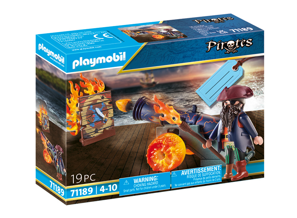 PLAYMOBIL PIRATES GIFT SET PIRATE WITH CANNON