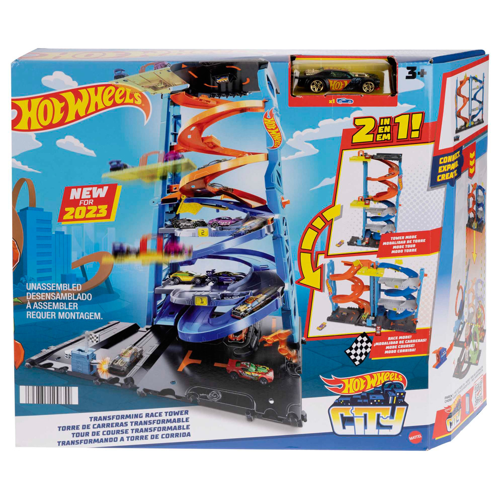 HOT WHEELS  CITY SPEED TOWER 2 IN 1