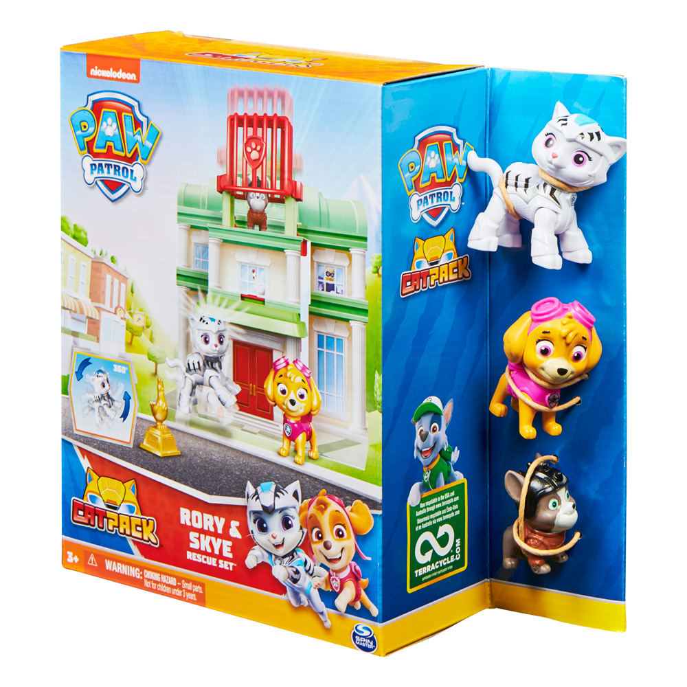 PAW PATROL PUPS WITH MINI PLAYSET CATPACK