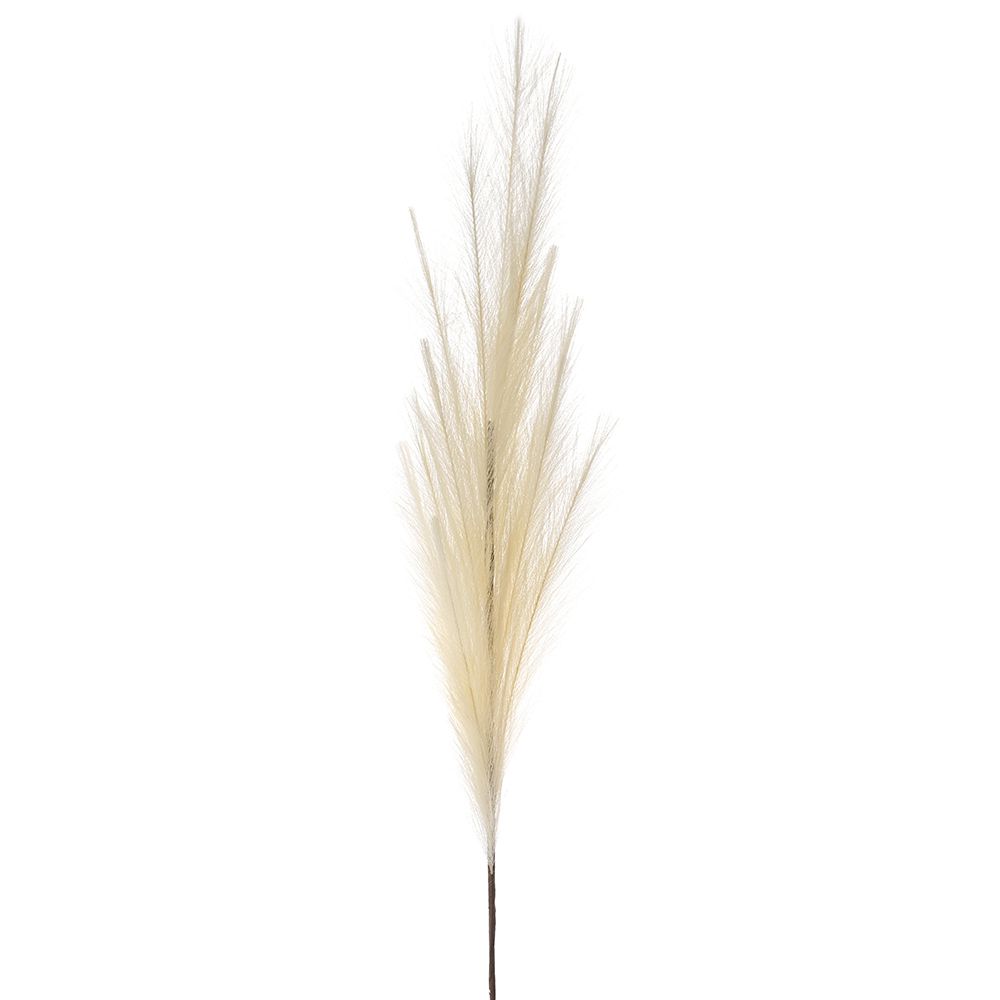  ARTIFICIAL CREAM PAMPAS STEM 92 CM WITH 16 BRANCHES