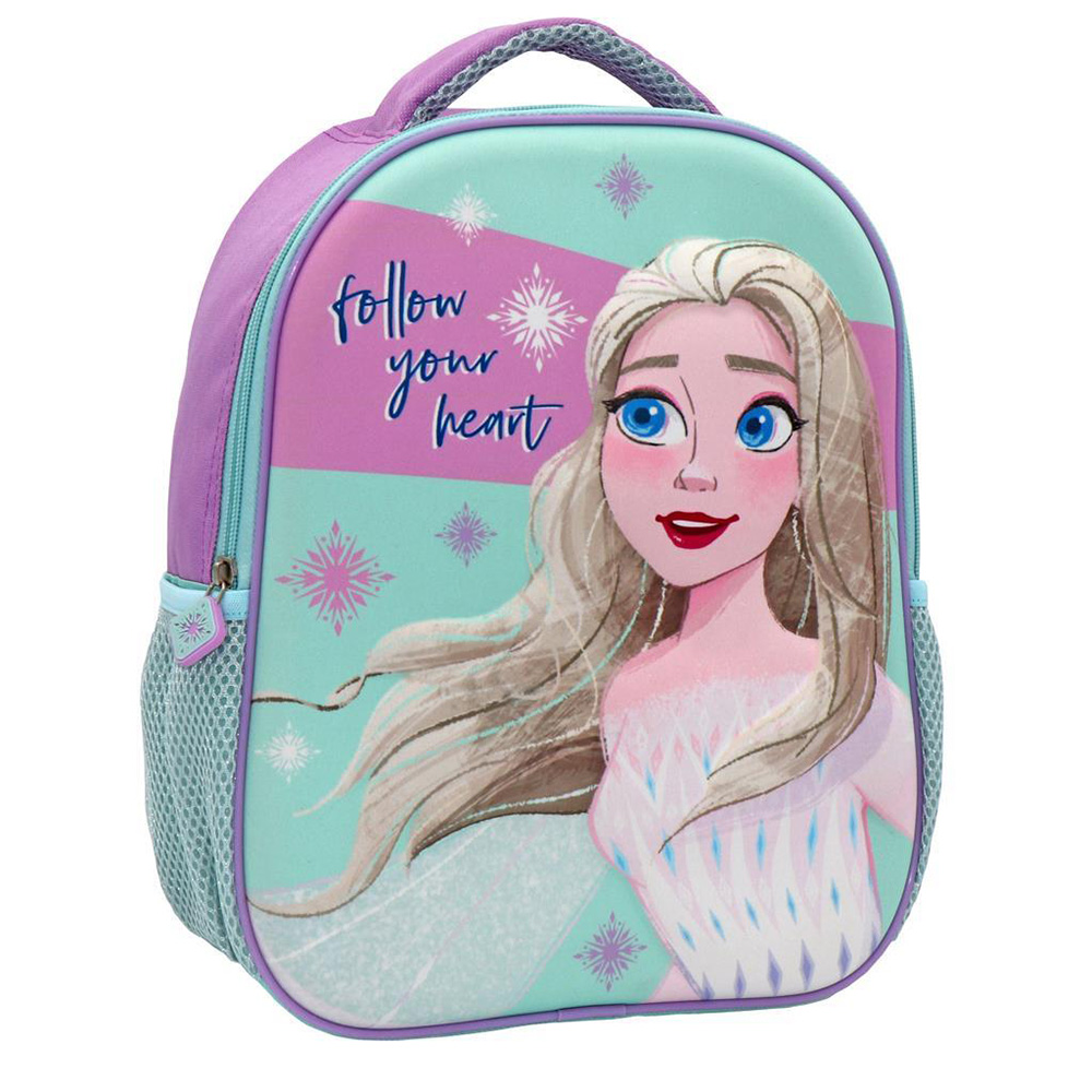 TODDLER BACKPACK 26X10X32 cm 3D EVA FROZEN 2 GO WITH YOUR HEART