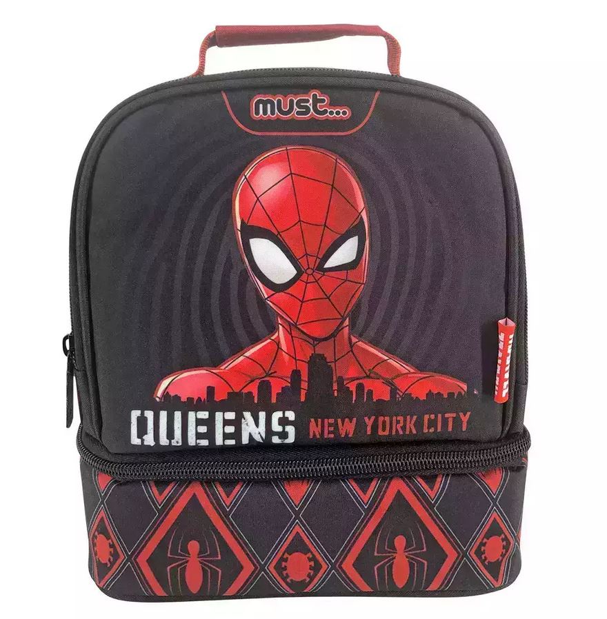 MUST ISOTHERMAL FOOD BAG 24X12X20 cm SPIDERMAN QUEENS NY CITY