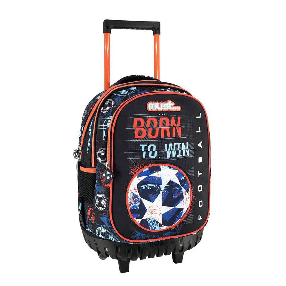 MUST SCHOOL TROLLEY BACKPACK 34X20X44 cm 3 CASES BORN TO WIN