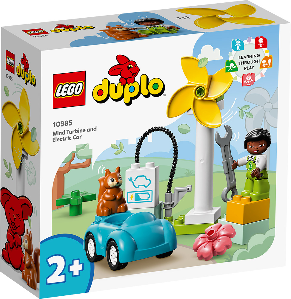 LEGO® DUPLO® TOWN WIND TURBINE AND ELECTRIC CAR