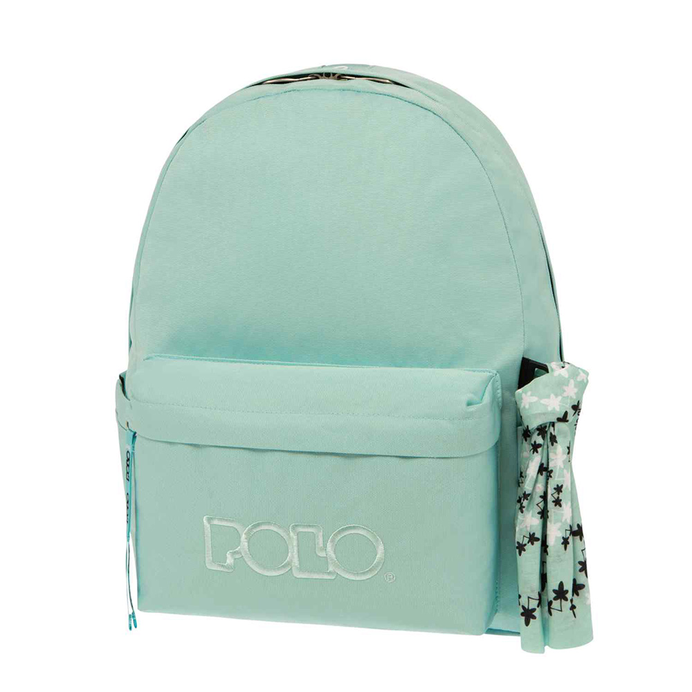 POLO BACKPACK ORIGINAL SCARF WITH SCARF 2023 - TURQUOISE