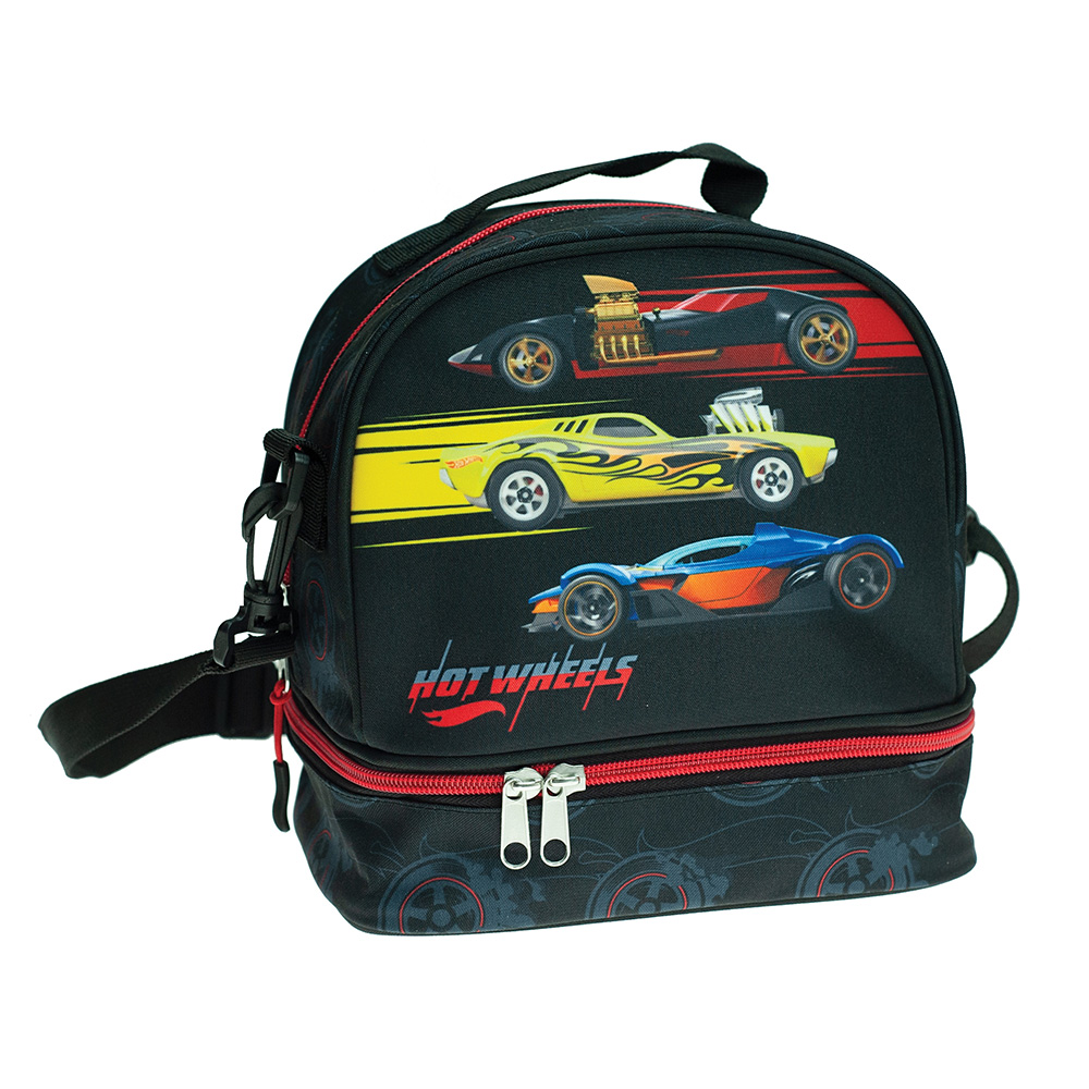 OVAL LUNCH BAG HOT WHEELS
