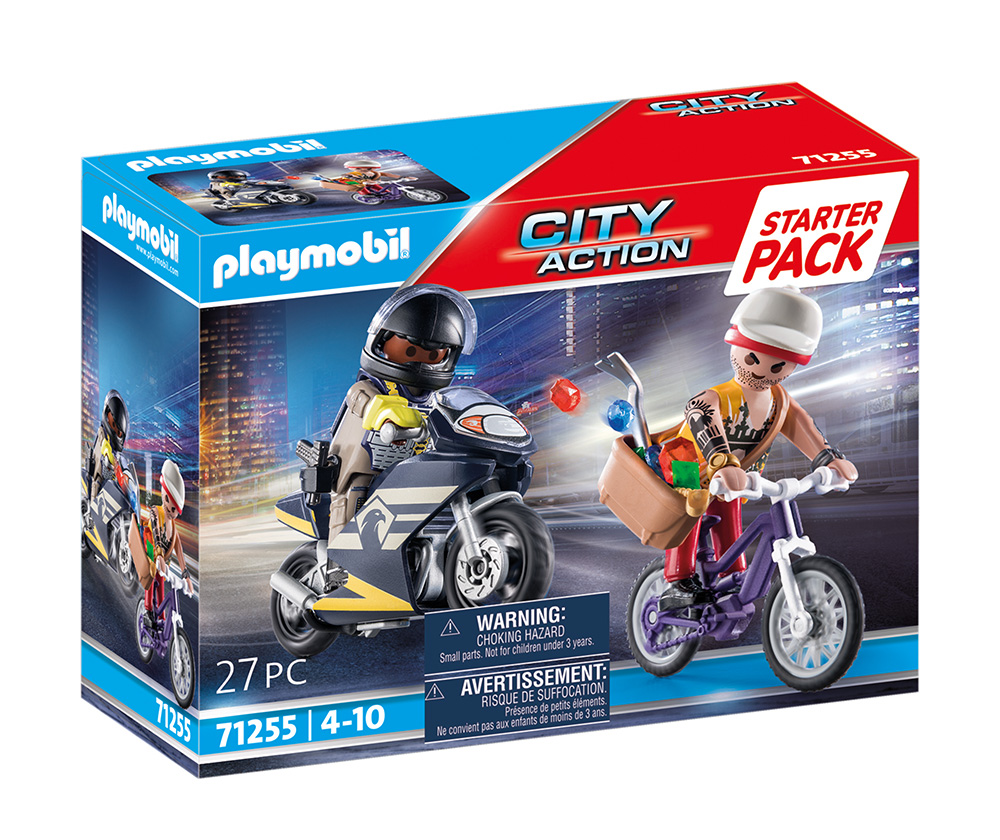 PLAYMOBIL CITY ACTION STARTER PACK SPECIAL FORCES AND THIEF