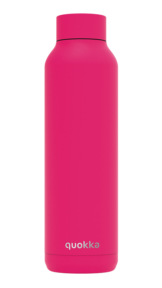 QUOKKA THERMAL STAINLESS STEEL BOTTLE SOLID 630ml RASPBERRY PINK