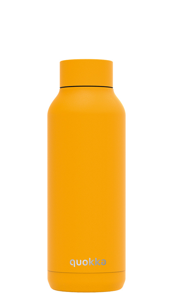 QUOKKA THERMAL STAINLESS STEEL BOTTLE SOLID 510ml AMBER YELLOW