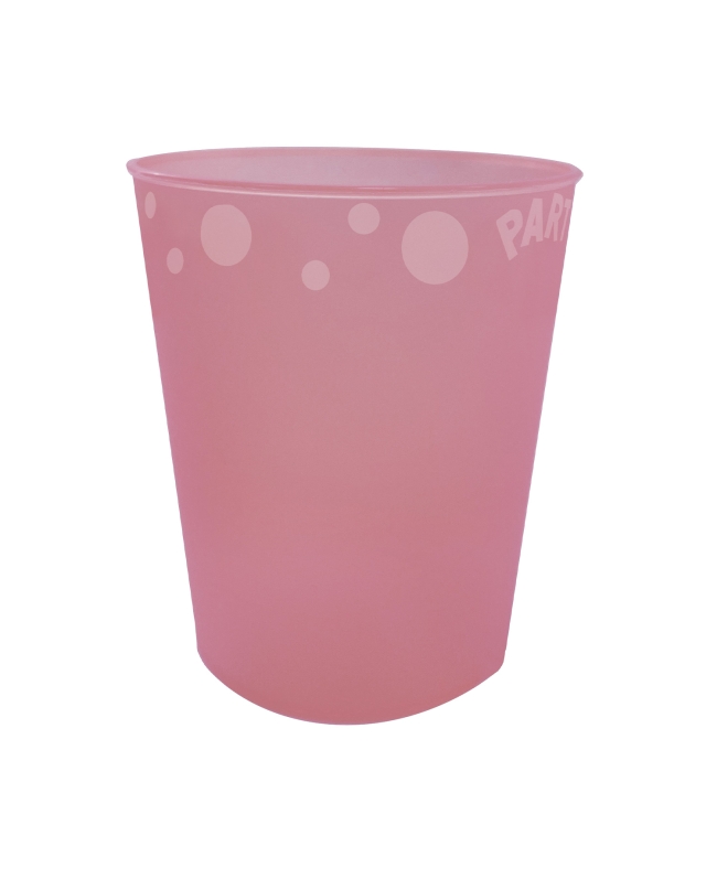 REUSABLE CUP PARTY 250ml PINK