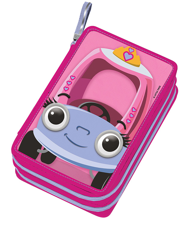 DOUBLE FILLED PENCIL CASE PINK LITTLE TIKES
