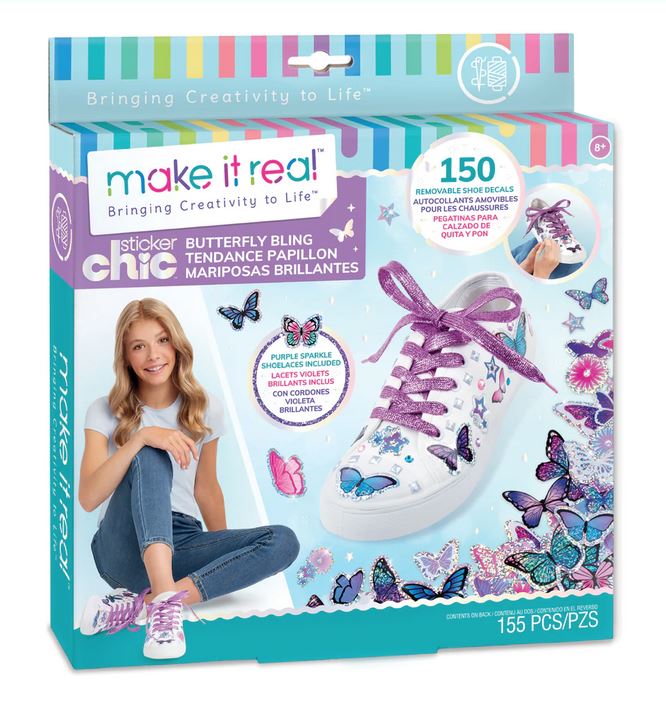 MAKE IT REAL STICKER CHIC - BUTTERFLY BLING