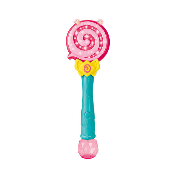 WAND WITH SOAP BUBBLES LOLLIPOP WITH LIGHTS & SOUNDS