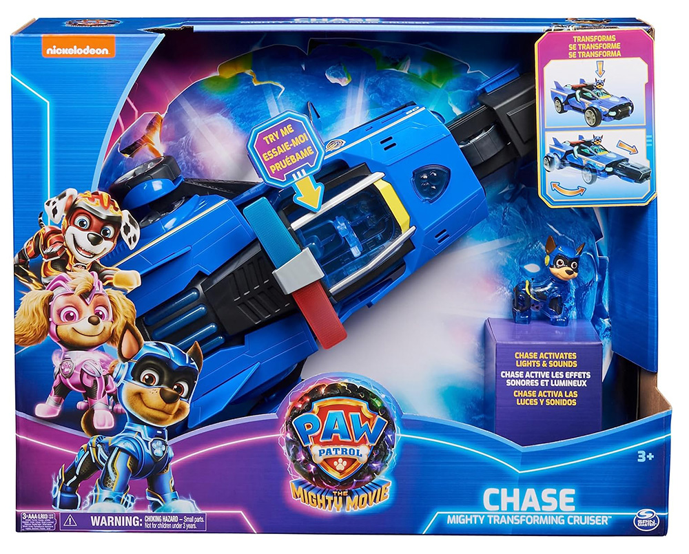 PAW PATROL MIGHTY MOVIE TRANSFORMING CRUISER CHASE