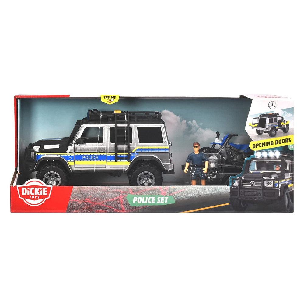 DICKIE TOYS ΣΕΤ ΑΣΤΥΝΟΜΙΑΣ MERCEDES-BENZ G 500 4X4